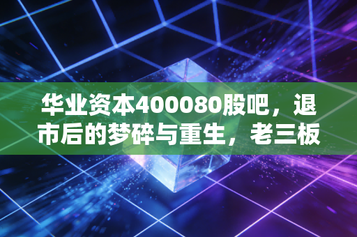 华业资本400080股吧,退市后的梦碎与重生,老三板里的众生相与血泪教训