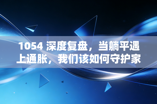 1054 深度复盘,当躺平遇上通胀,我们该如何守护家庭财富的护城河?