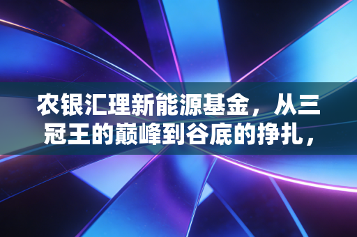 农银汇理新能源基金，从三冠王的巅峰到谷底的挣扎，我们该如何面对这只过山车？