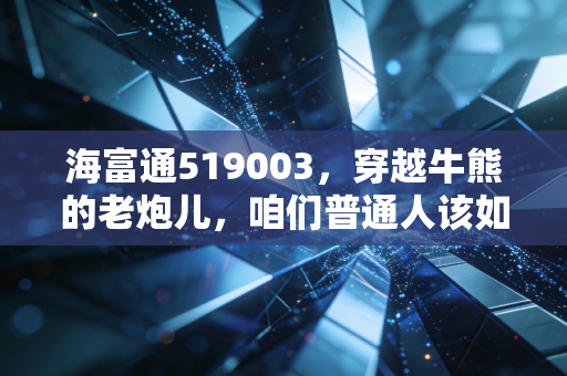 海富通519003,穿越牛熊的老炮儿,咱们普通人该如何借力?