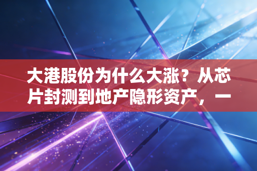 大港股份为什么大涨?从芯片封测到地产隐形资产,一场关于预期的狂欢