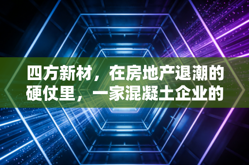 四方新材,在房地产退潮的硬仗里,一家混凝土企业的求生实录