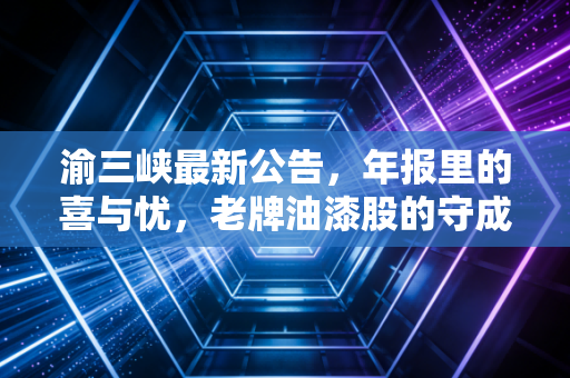 渝三峡最新公告,年报里的喜与忧,老牌油漆股的守成与突围