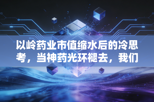 以岭药业市值缩水后的冷思考,当神药光环褪去,我们该如何评估这家中药巨头的真实底色?
