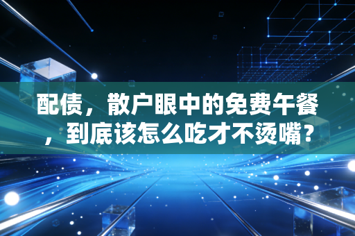 配债,散户眼中的免费午餐,到底该怎么吃才不烫嘴?