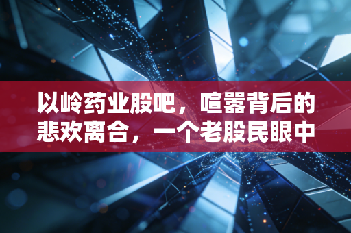 以岭药业股吧，喧嚣背后的悲欢离合，一个老股民眼中的中药江湖