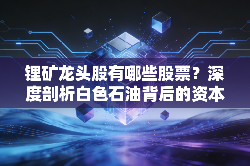 锂矿龙头股有哪些股票?深度剖析白色石油背后的资本博弈与未来机遇