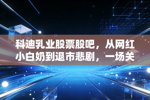 科迪乳业股票股吧，从网红小白奶到退市悲剧，一场关于贪婪与侥幸的散户启示录