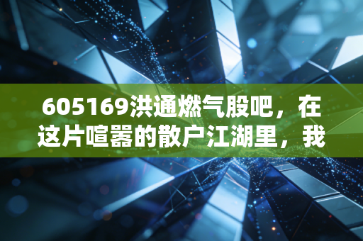 605169洪通燃气股吧，在这片喧嚣的散户江湖里，我们该如何寻找冬日的暖意？
