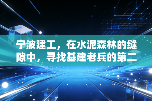 宁波建工,在水泥森林的缝隙中,寻找基建老兵的第二春