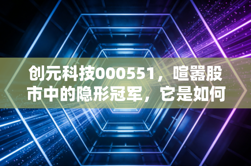 创元科技000551,喧嚣股市中的隐形冠军,它是如何成为苏州工业的定海神针的?