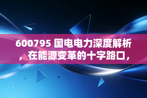 600795 国电电力深度解析,在能源变革的十字路口,这只巨无霸还能稳吗?