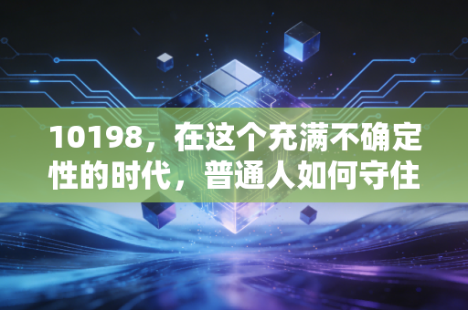 10198,在这个充满不确定性的时代,普通人如何守住自己的钱袋子?