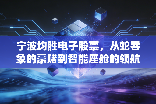 宁波均胜电子股票，从蛇吞象的豪赌到智能座舱的领航者，这只隐形冠军还值得拥有吗？
