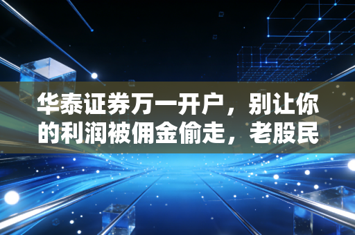 华泰证券万一开户，别让你的利润被佣金偷走，老股民的肺腑之言