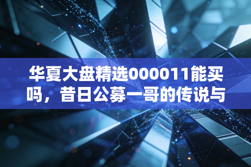 华夏大盘精选000011能买吗,昔日公募一哥的传说与现实,给普通投资者的真心话