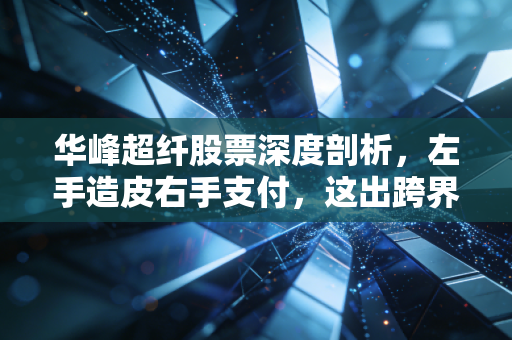 华峰超纤股票深度剖析,左手造皮右手支付,这出跨界大戏能不能看?