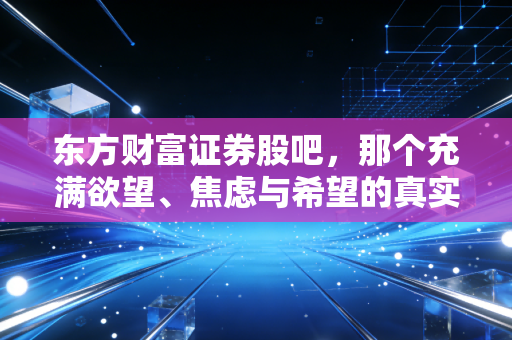 东方财富证券股吧,那个充满欲望、焦虑与希望的真实江湖