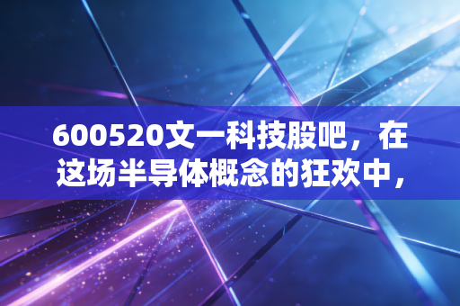 600520文一科技股吧，在这场半导体概念的狂欢中，散户究竟是在投资还是在赌博？