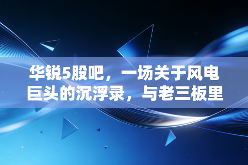 华锐5股吧,一场关于风电巨头的沉浮录,与老三板里那些赌明天的人