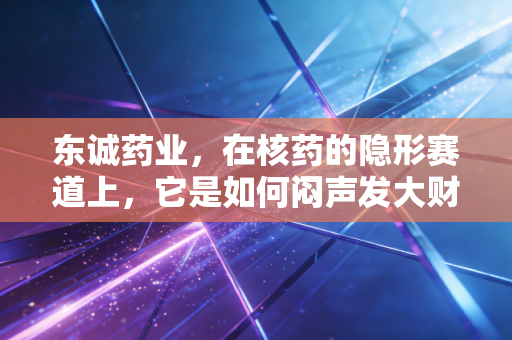 东诚药业,在核药的隐形赛道上,它是如何闷声发大财的?
