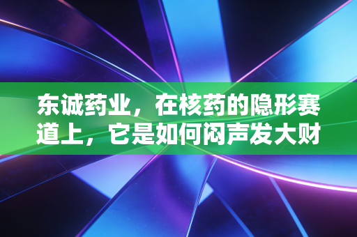 东诚药业,在核药的隐形赛道上,它是如何闷声发大财的?