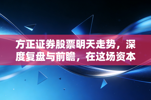方正证券股票明天走势，深度复盘与前瞻，在这场资本游戏中我们该如何下注？