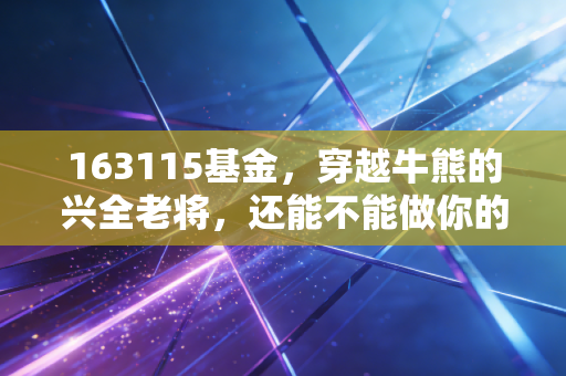 163115基金，穿越牛熊的兴全老将，还能不能做你的压舱石？