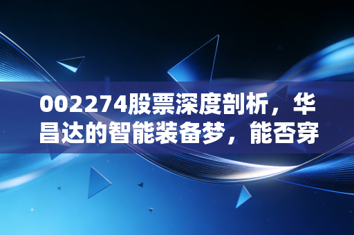 002274股票深度剖析,华昌达的智能装备梦,能否穿越周期迷雾?