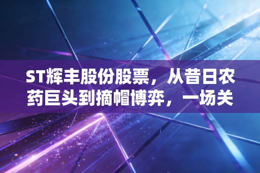 ST辉丰股份股票,从昔日农药巨头到摘帽博弈,一场关于重生与风险的深度复盘