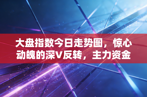 大盘指数今日走势图,惊心动魄的深V反转,主力资金在下一盘什么大棋?