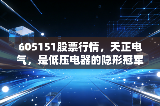 605151股票行情,天正电气,是低压电器的隐形冠军还是资本市场的磨人妖精?