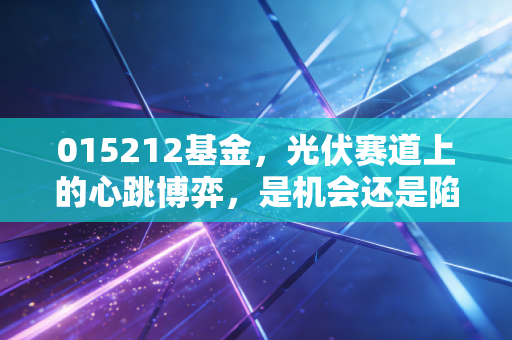 015212基金,光伏赛道上的心跳博弈,是机会还是陷阱?
