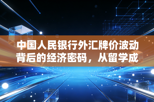 中国人民银行外汇牌价波动背后的经济密码,从留学成本到海淘账单,我们该如何守住钱袋子?