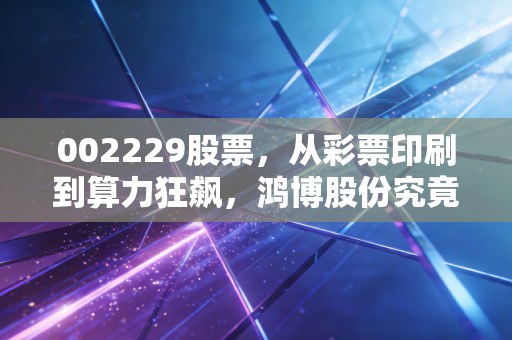 002229股票,从彩票印刷到算力狂飙,鸿博股份究竟是一场财富盛宴还是资本幻梦?