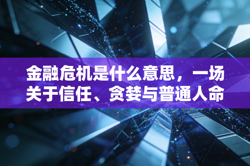 金融危机是什么意思,一场关于信任、贪婪与普通人命运的深度博弈