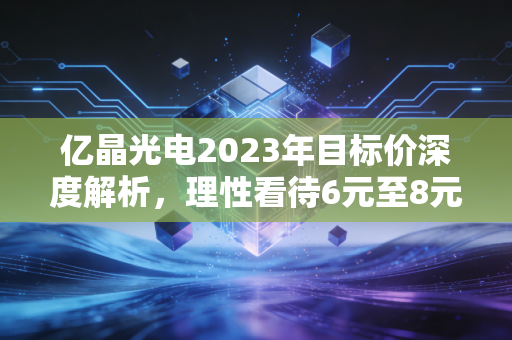 亿晶光电2023年目标价深度解析,理性看待6元至8元的价值区间与光伏行业的剩者为王