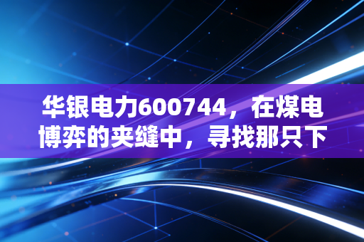 华银电力600744,在煤电博弈的夹缝中,寻找那只下金蛋的鹅