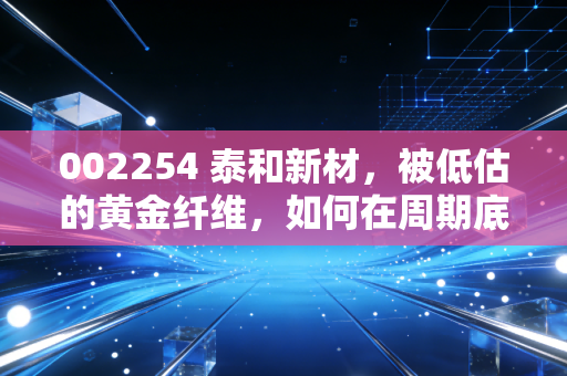 002254 泰和新材,被低估的黄金纤维,如何在周期底部熬出未来?