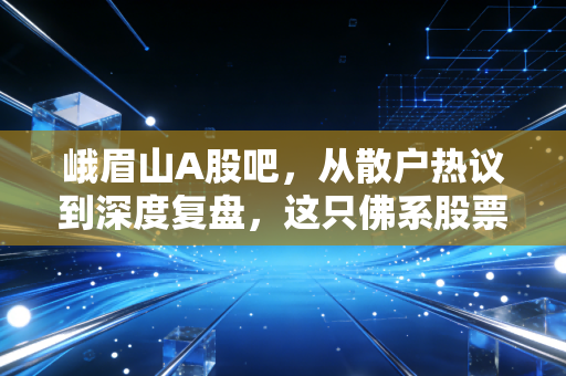 峨眉山A股吧,从散户热议到深度复盘,这只佛系股票还能拿得住吗?