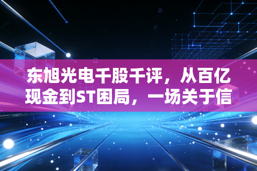 东旭光电千股千评,从百亿现金到ST困局,一场关于信任与风险的深度复盘
