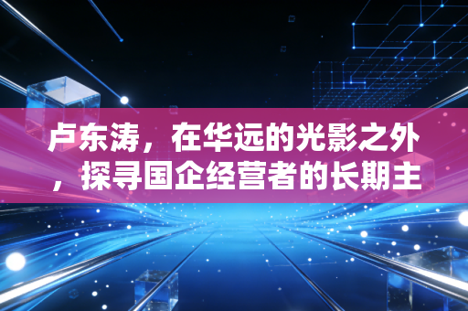 卢东涛,在华远的光影之外,探寻国企经营者的长期主义智慧