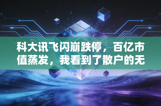 科大讯飞闪崩跌停,百亿市值蒸发,我看到了散户的无奈与AI赛道的残酷