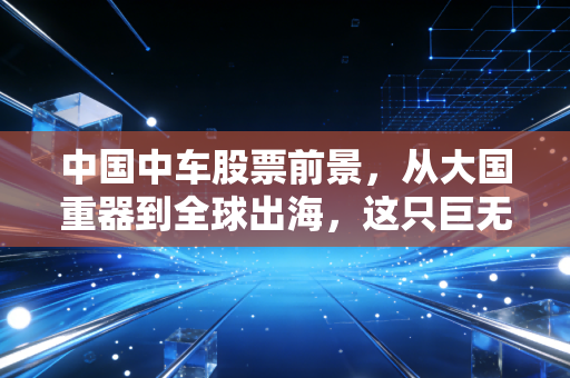 中国中车股票前景，从大国重器到全球出海，这只巨无霸还能再创辉煌吗？