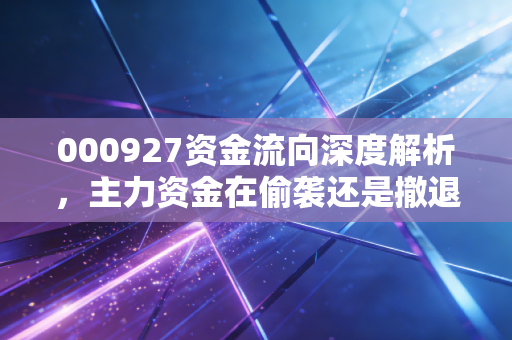 000927资金流向深度解析，主力资金在偷袭还是撤退？中国铁建还能拿吗？