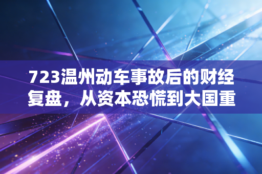 723温州动车事故后的财经复盘，从资本恐慌到大国重器的涅槃之路
