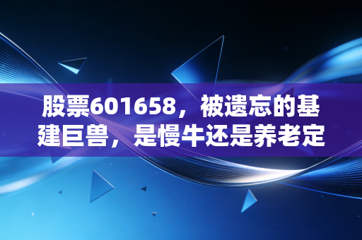 股票601658，被遗忘的基建巨兽，是慢牛还是养老定心丸？