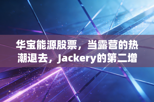 华宝能源股票,当露营的热潮退去,Jackery的第二增长曲线还能撑起股价吗?