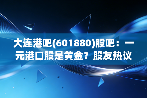 大连港吧(601880)股吧:一元港口股是黄金?股友热议疯牛线!