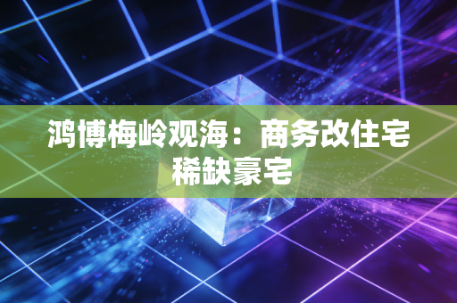 鸿博梅岭观海：商务改住宅 稀缺豪宅